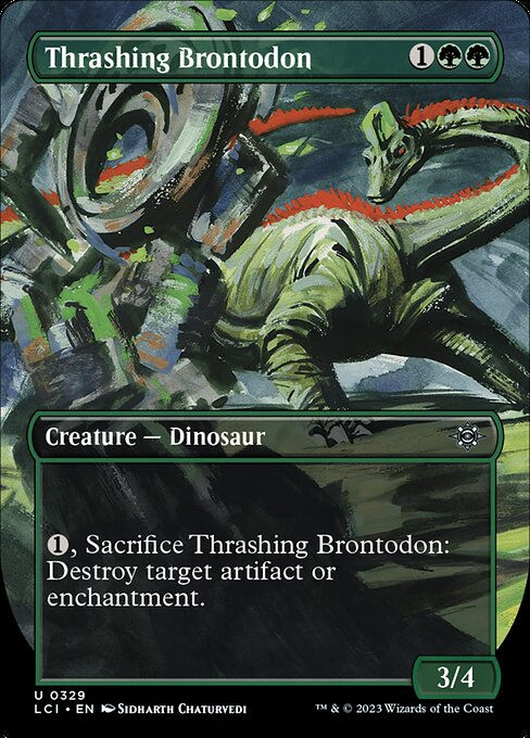 Thrashing Brontodon (lci) / Borderless