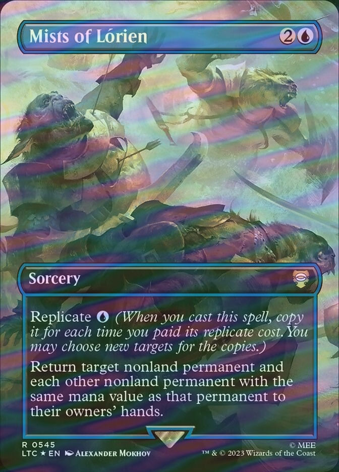 Mists of Lórien (LTC) (545) / Borderless / Surge Foil