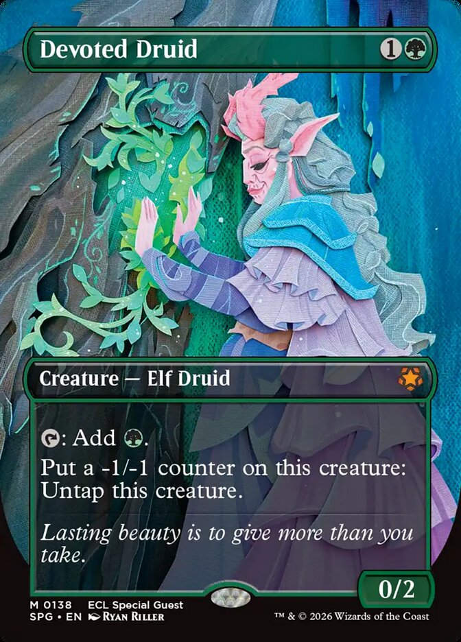 Devoted Druid (SPG) (138) / Borderless