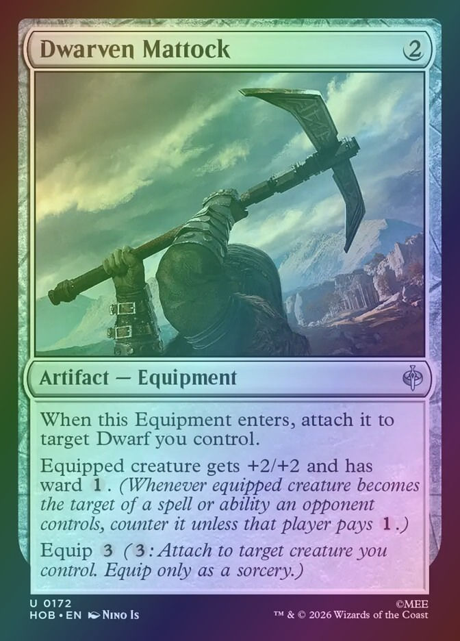 Dwarven Mattock (HOB) (172) / Foil