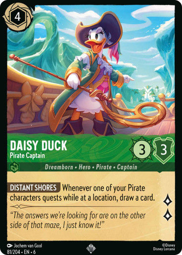 Daisy Duck - Pirate Captain (LOR_AZU)