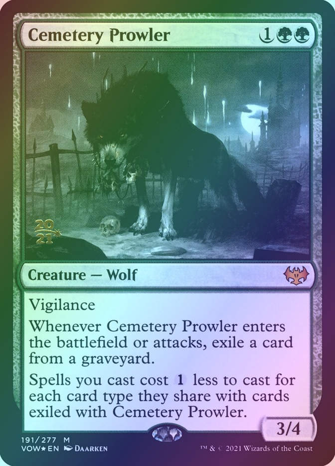 Cemetery Prowler (PVOW) (191s) / Foil
