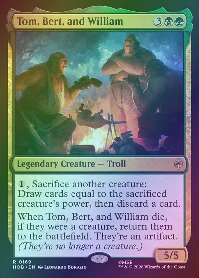 Tom, Bert, and William (HOB) (169) / Foil