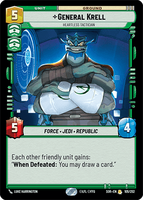 General Krell - Heartless Tactician (SOR_#105/252)