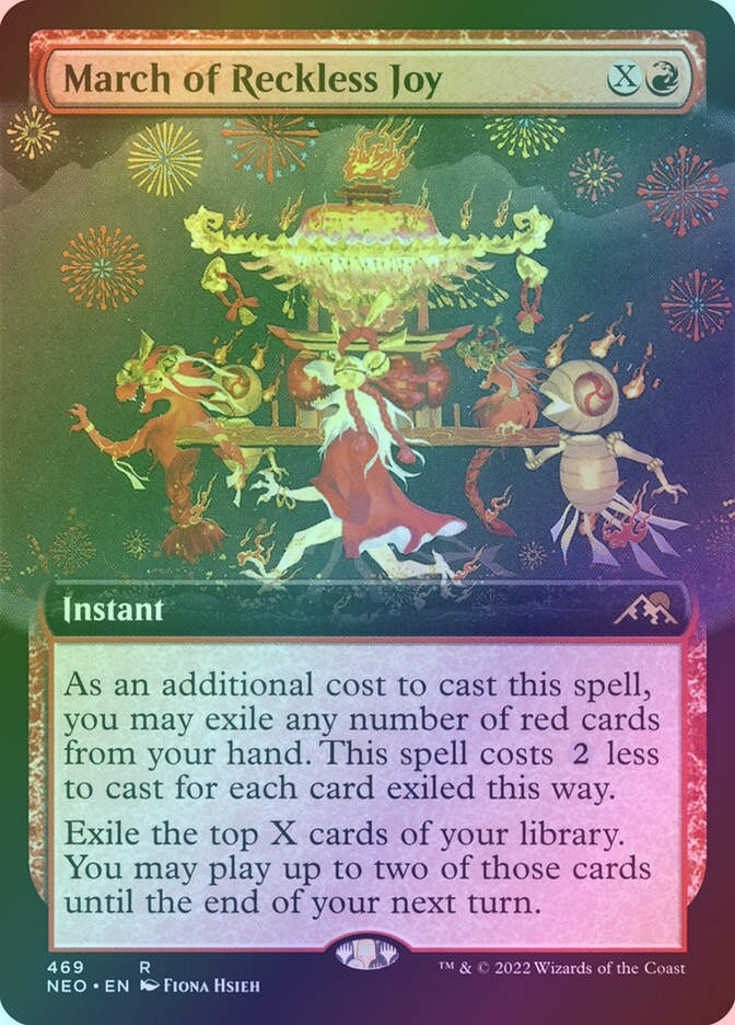 March of Reckless Joy (NEO) (469) / Extended Art / Foil
