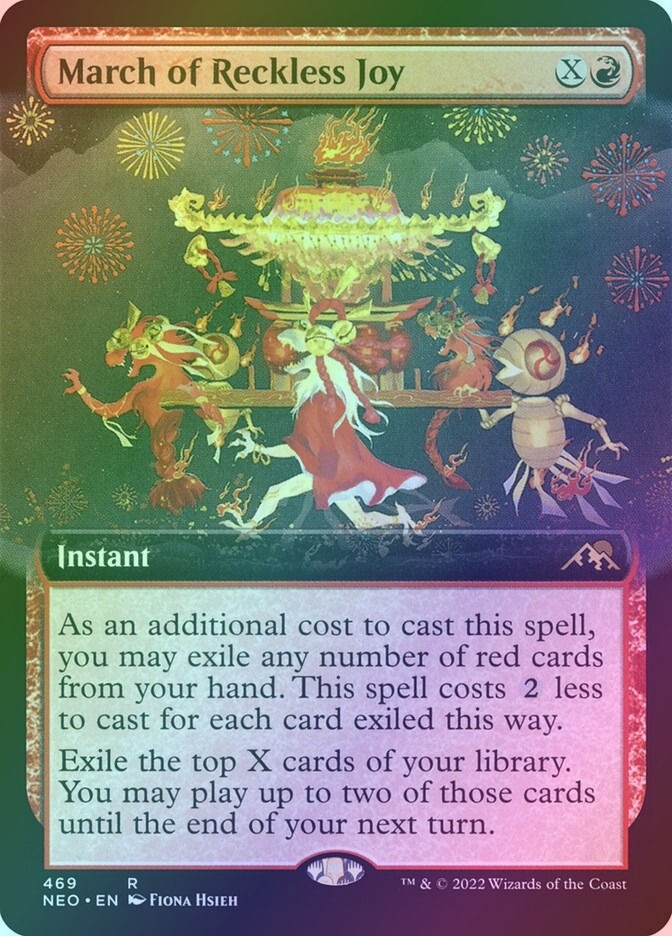 March of Reckless Joy (NEO) (469) / Extended Art / Foil