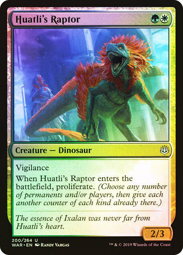 Huatli's Raptor (WAR) (200) / Foil
