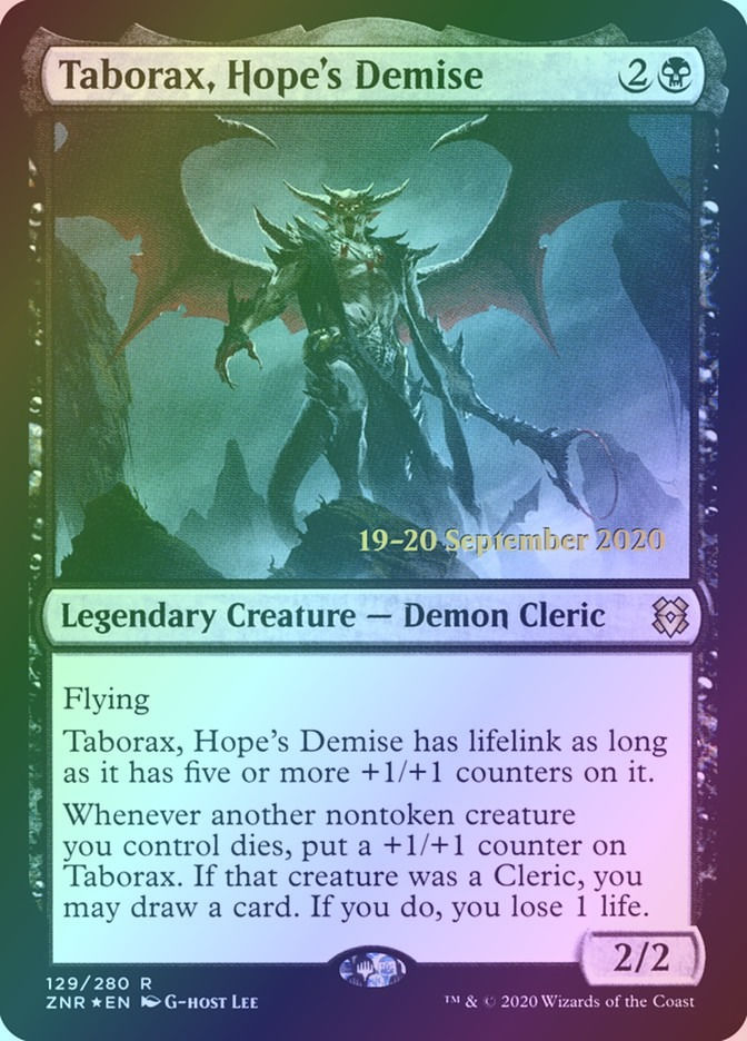 Taborax, Hope's Demise (PZNR) (129s) / Foil