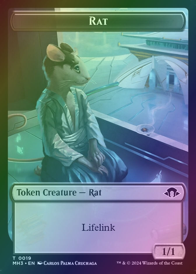 Rat // Eldrazi Spawn (TMH3) (19 // 2) / Foil — cara 1 de 2
