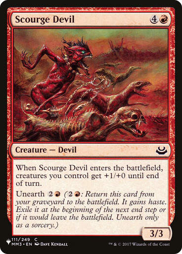 Scourge Devil (PLST) (MM3-111)