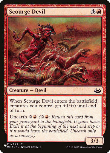 Scourge Devil (PLST) (MM3-111)