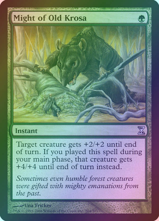 Might of Old Krosa (TSP) (204) / Foil