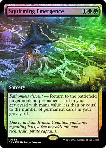 Squirming Emergence (lci) / Extended Art / Foil
