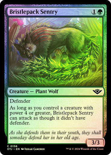 Bristlepack Sentry (otj) (156) / Foil