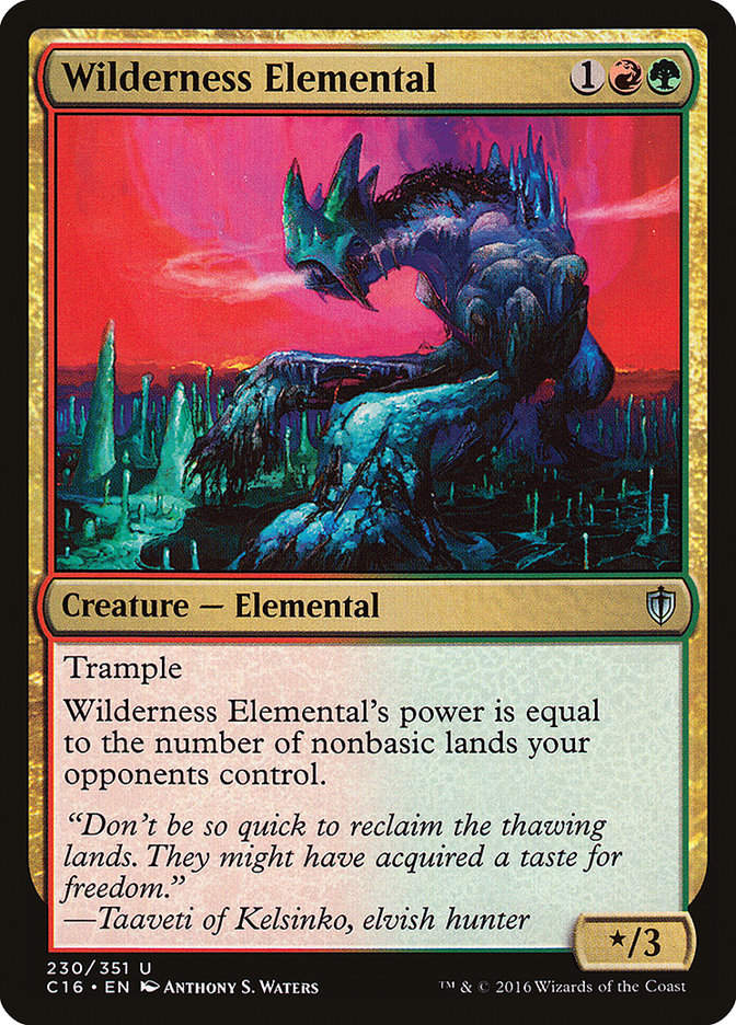 Wilderness Elemental (c16)