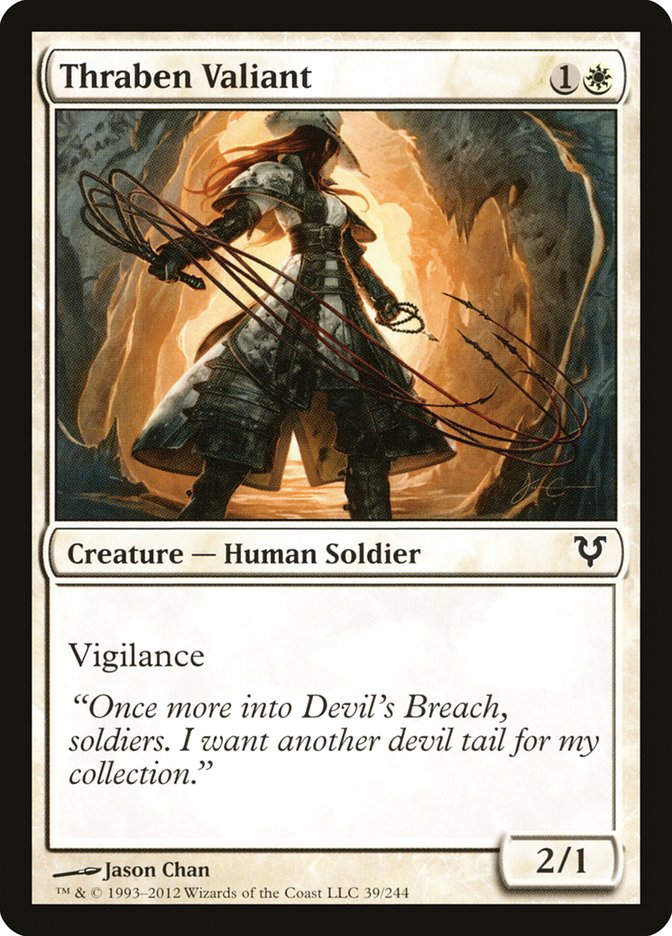 Thraben Valiant (AVR) (39) / Foil