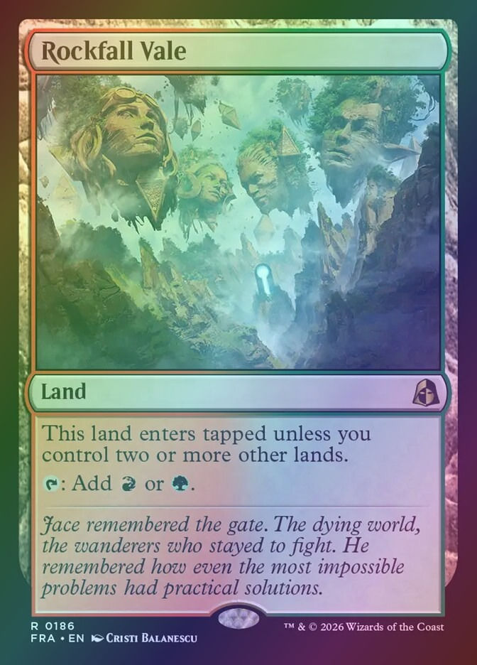 Rockfall Vale (FRA) (186) / Foil