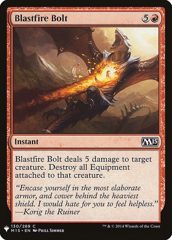Blastfire Bolt (MYS)
