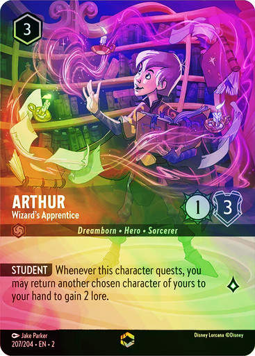 Arthur - Wizard's Apprentice (Enchanted) (LOR_ROF)