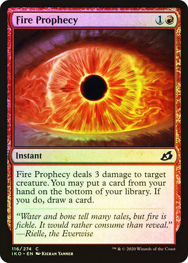 Fire Prophecy (IKO) (116) / Foil