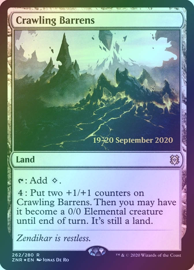 Crawling Barrens (PZNR) (262s) / Foil