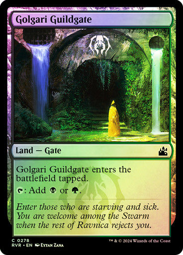Golgari Guildgate (rvr) (278) / Foil