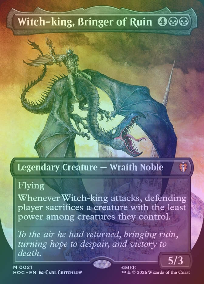 Witch-king, Bringer of Ruin (HOC) (21) / Foil
