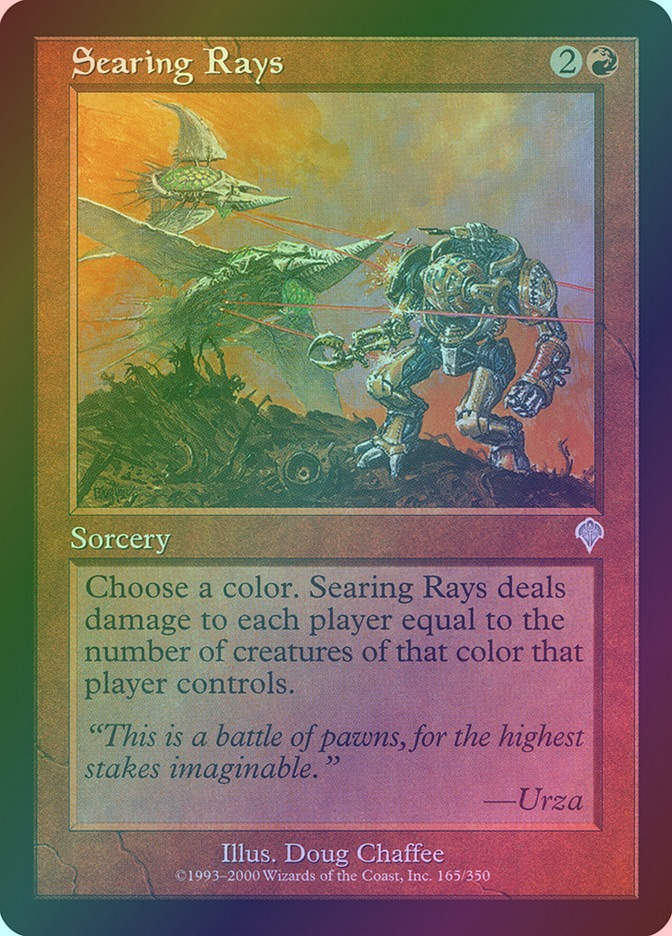 Searing Rays (INV) (165) / Foil