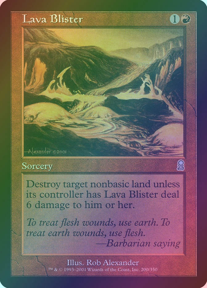 Lava Blister (ODY) (200) / Foil