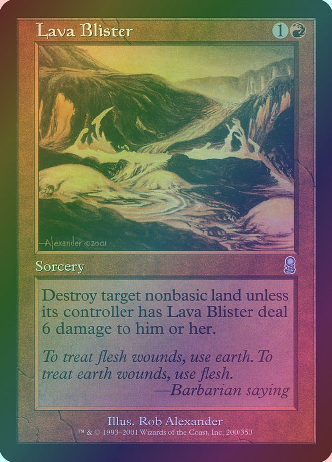 Lava Blister (ODY) (200) / Foil