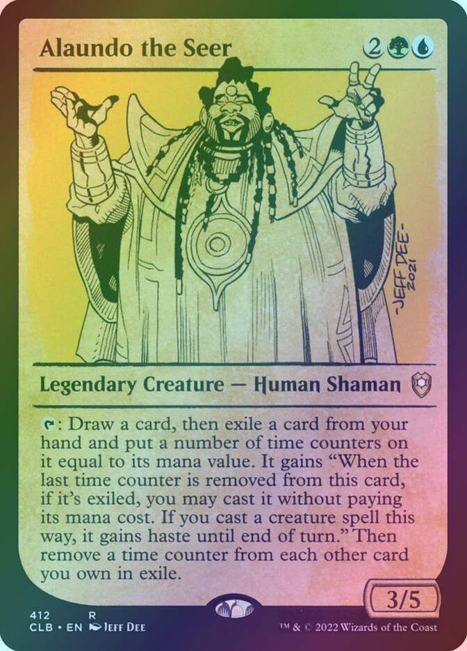 Alaundo the Seer (CLB) (412) / Showcase / Foil