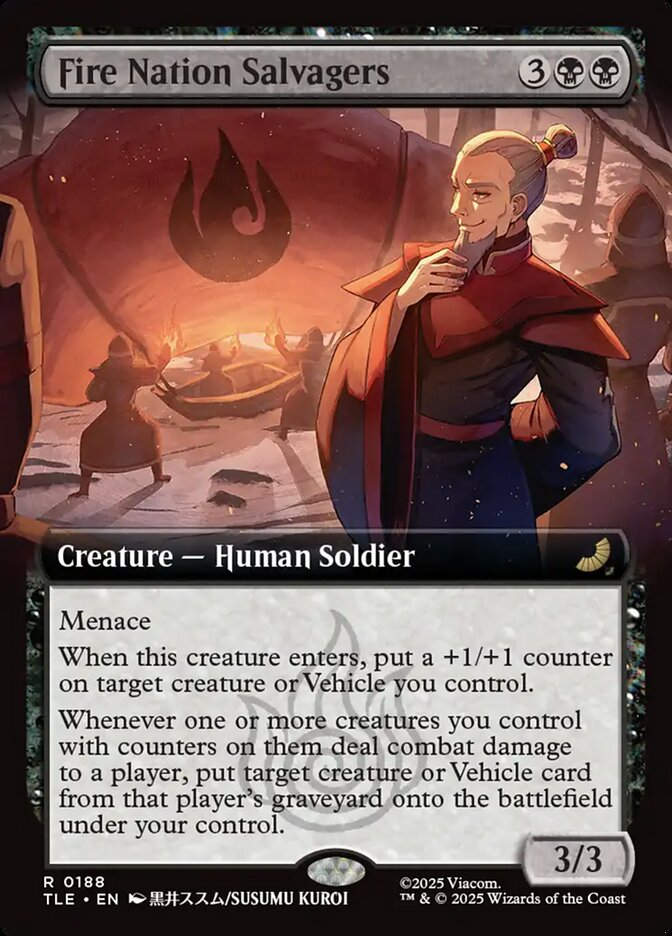Fire Nation Salvagers (TLE) (188) / Extended Art
