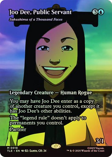 Sakashima of a Thousand Faces (TLE) (18) / Borderless / Foil