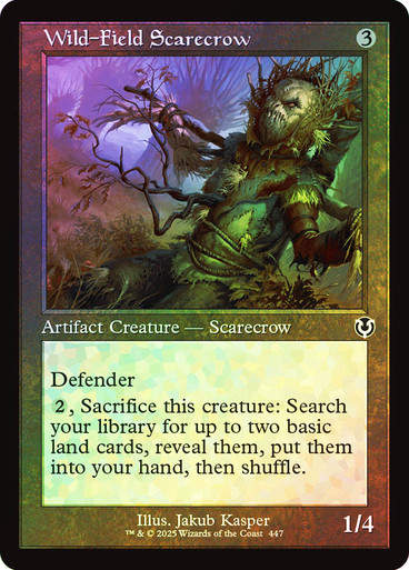 Wild-Field Scarecrow (INR) (447) / Foil Retro