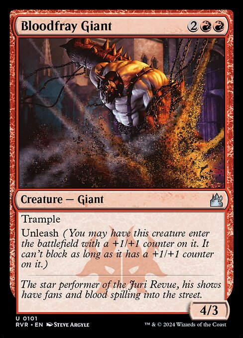 Bloodfray Giant (rvr) (101)