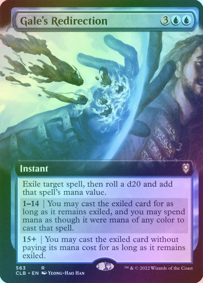 Gale's Redirection (CLB) (563) / Extended Art / Foil