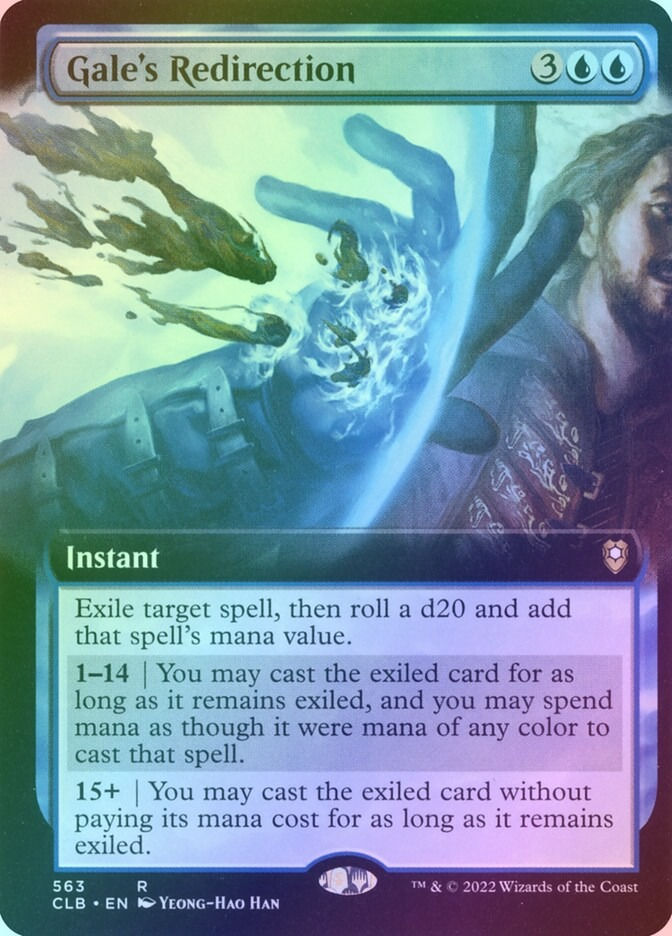Gale's Redirection (CLB) (563) / Extended Art / Foil