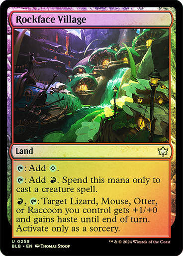 Rockface Village (blb) (259) / Foil