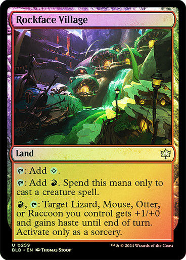 Rockface Village (blb) (259) / Foil