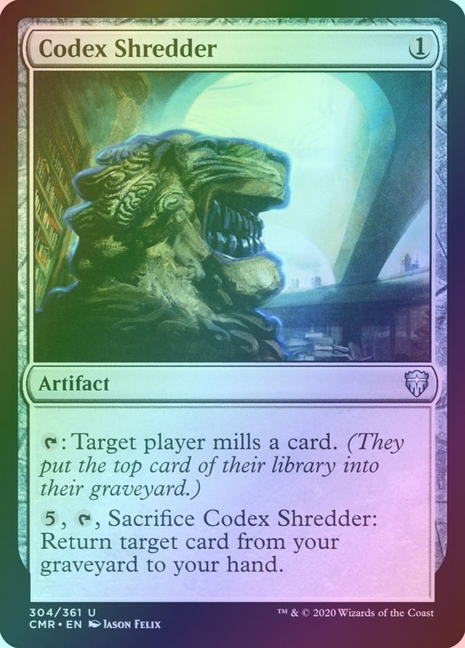 Codex Shredder (CMR) (304) / Foil