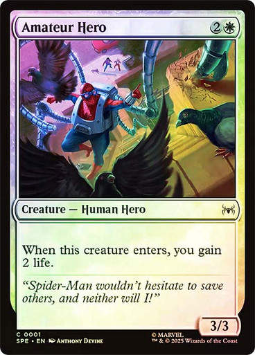 Amateur Hero (SPE) (1) / Foil