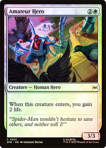 Amateur Hero (SPE) (1) / Foil
