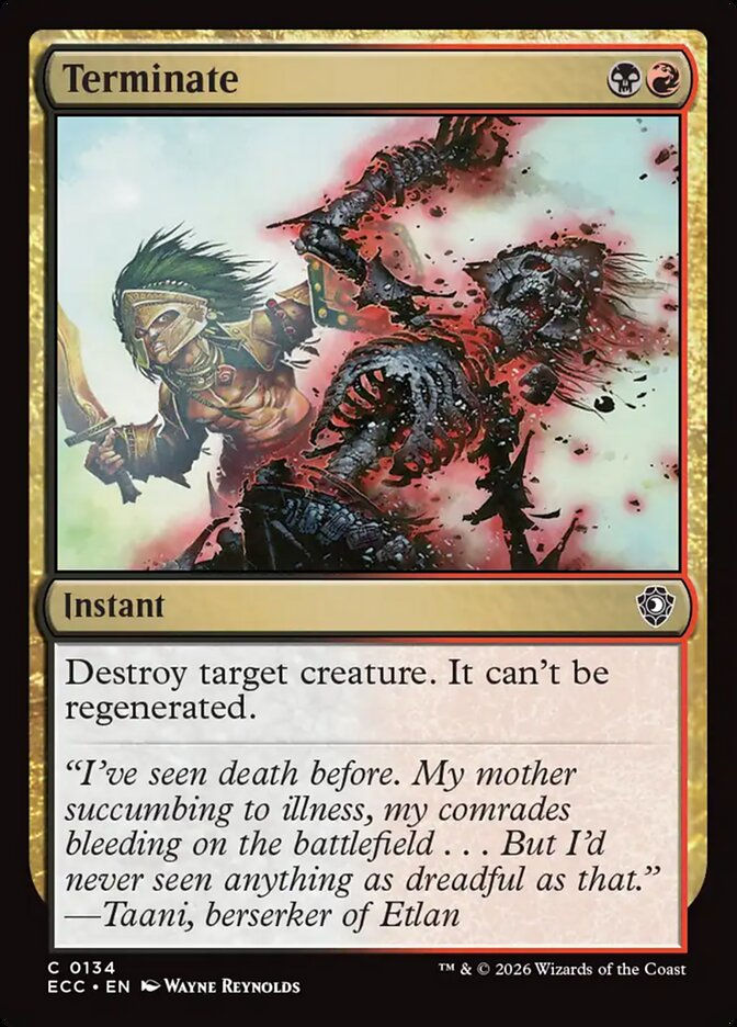 Terminate (ECC) (134)