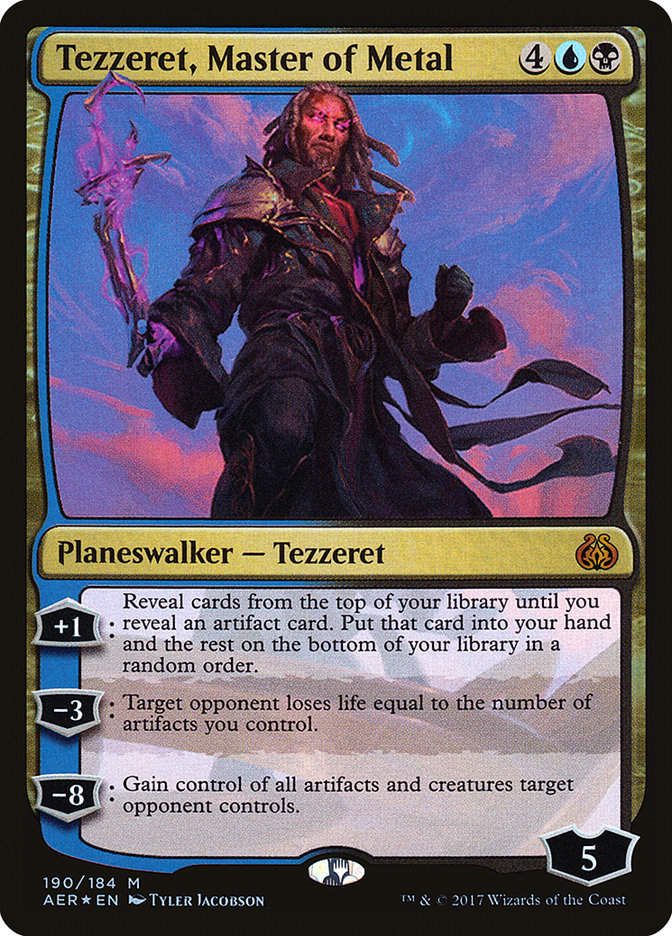 Tezzeret, Master of Metal (AER) (190) / Foil