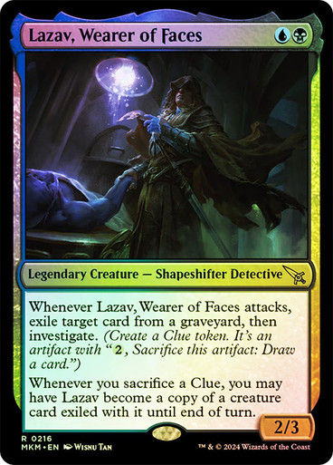 Lazav, Wearer of Faces (mkm) (216) / Foil