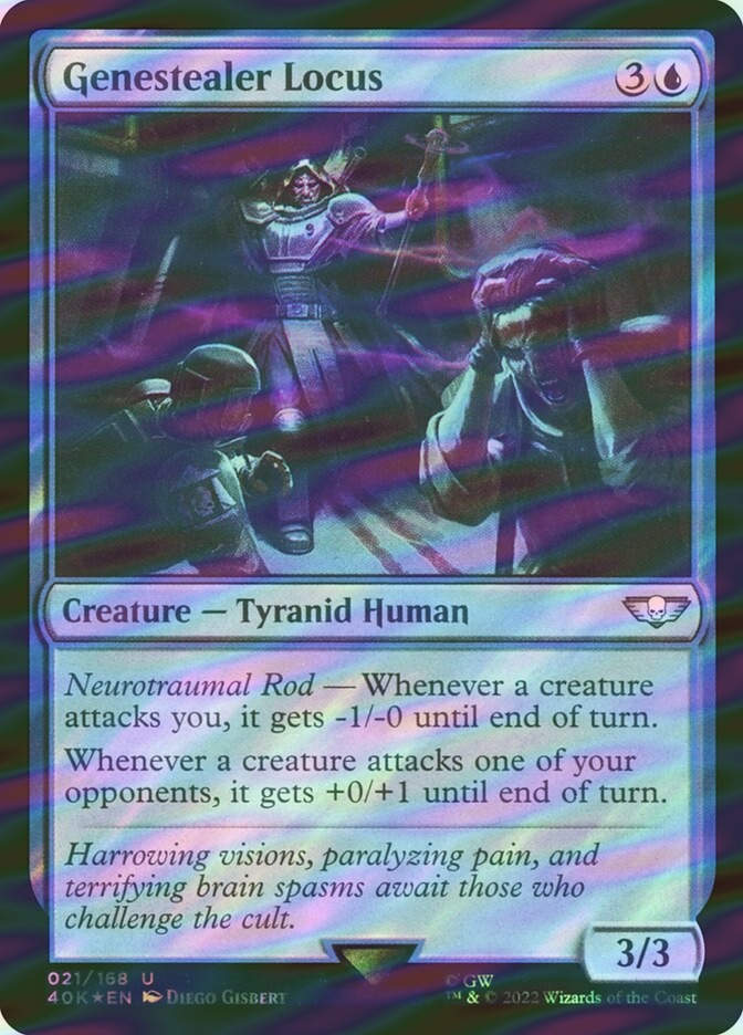 Genestealer Locus (40K) (21★) / Surge Foil