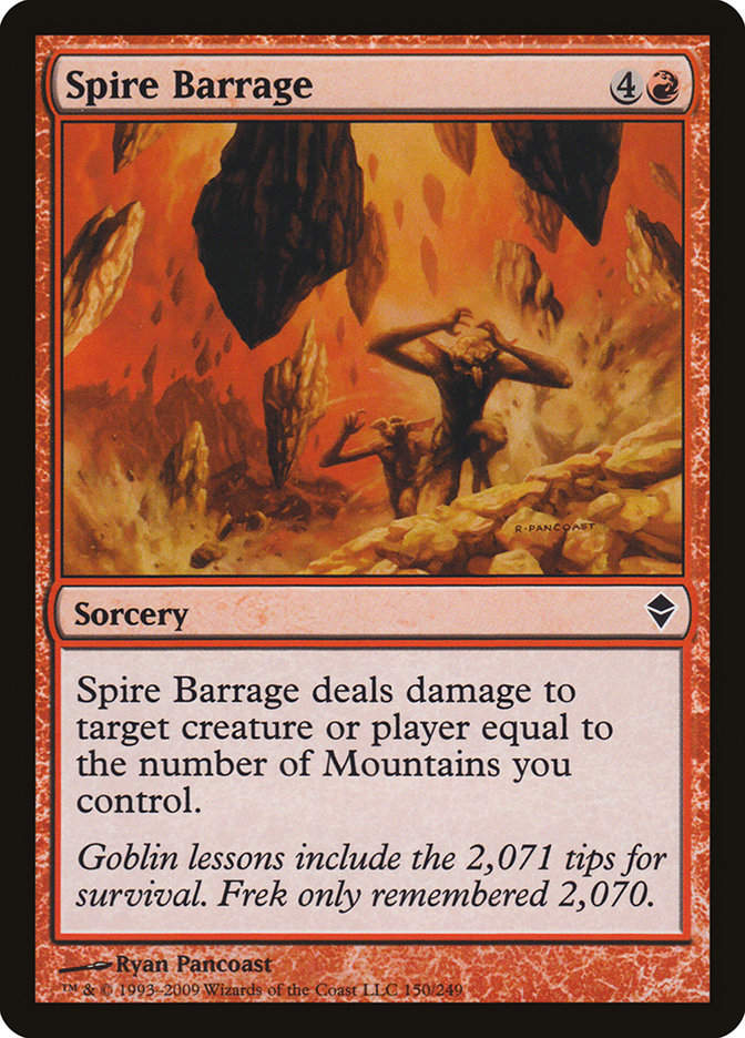 Spire Barrage (zen)