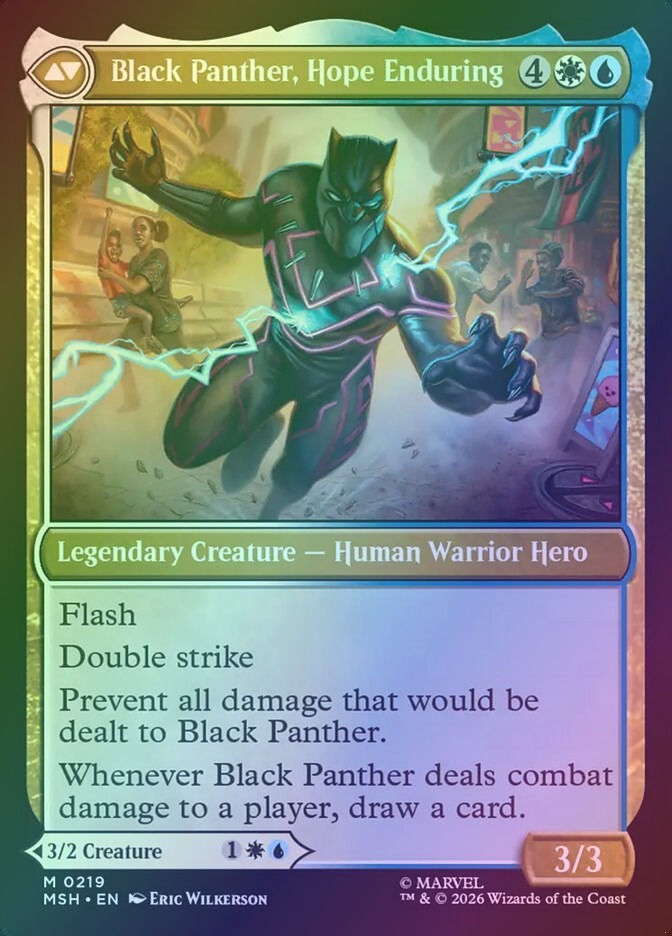King T'Challa // Black Panther, Hope Enduring (MSH) (219) / Foil — cara 2 de 2