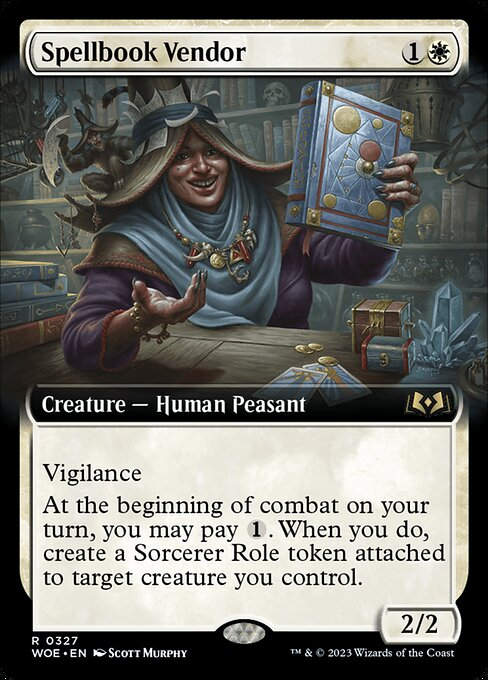 Spellbook Vendor (woe) / Extended Art