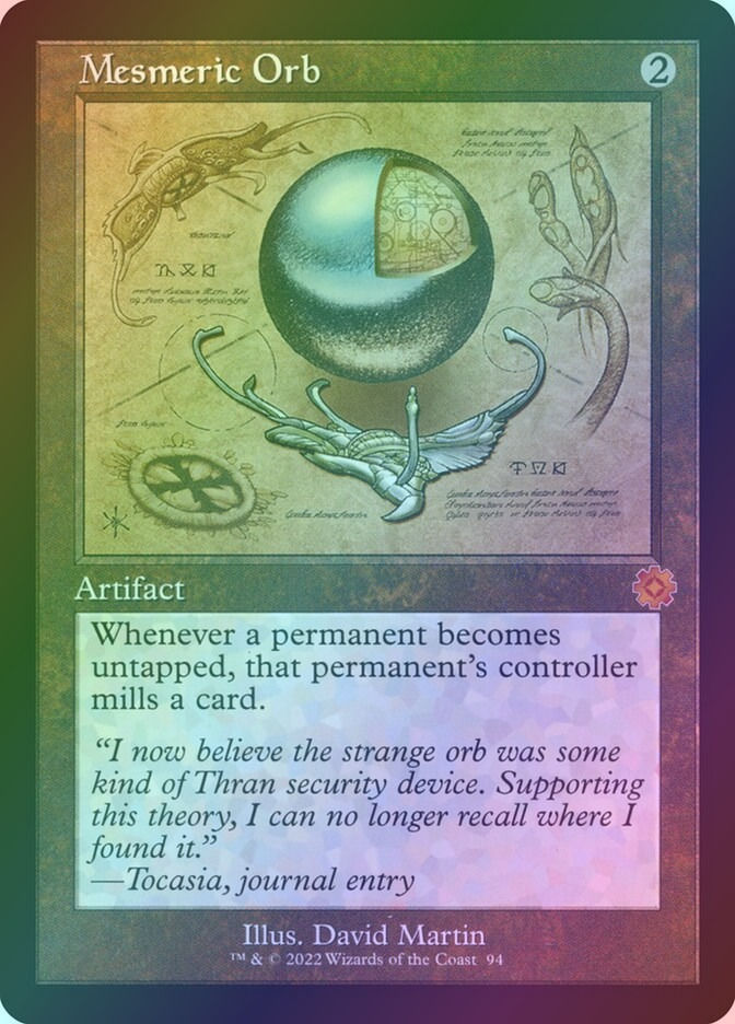Mesmeric Orb (BRR) (94) / Foil / Schematic